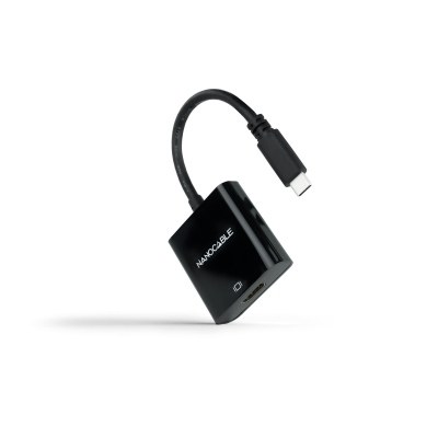 Nanocable Conversor USB-C a HDMI 4K, USB-C/M-HDMI/H, Negro, 15 c