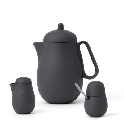 Juego de te nina viva scandinavia color negro carbon