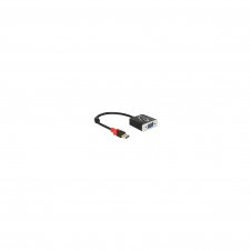 ADAPTADOR USB 3.0 TIPO A M A VGA H DELOCK NEGRO 62738