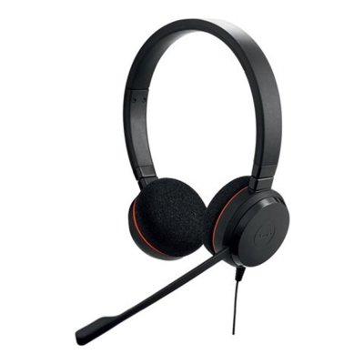 Auriculares jabra evolve 20 ms stereo negro