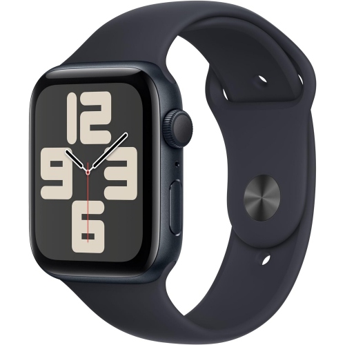 Apple Watch SE 3rd/ Gps/ 44mm/ Caja de Aluminio Medianoche/ Correa Deportiva Medianoche S/M