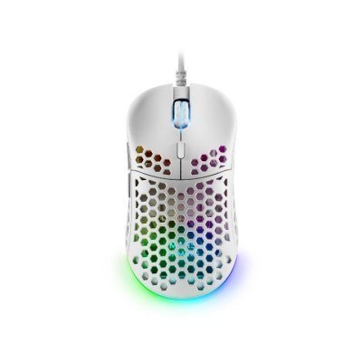RATON OPTICO MM55 BLANCO MARS GAMING