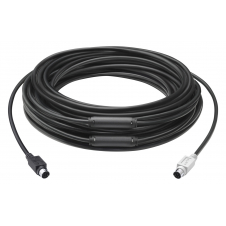 Logitech GROUP 15m Extender Cable cable ps/2 6-p Mini-DIN Negro