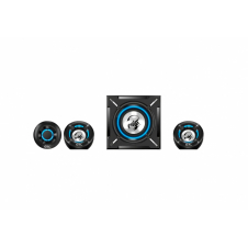 SISTEMA DE BOCINAS GENIUS SW-G2.1 1000 2.1 CANALES 26W RMS