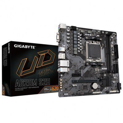 Placa base gigabyte a620m s2h am5 matx 2xddr5
