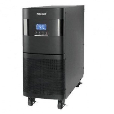 SAI Online Phasak Pro 10000 VA Online LCD/ 10000VA9000W/ 2 Salidas/ Formato Torre