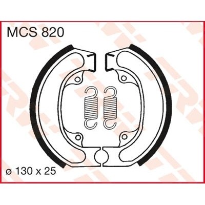 Zapatas de Freno TRW MCS820