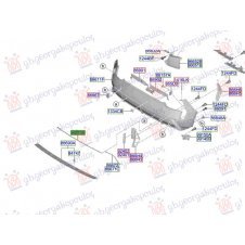 MOLDURA PARA PARACHOQUE TRASERO 2024- (O)