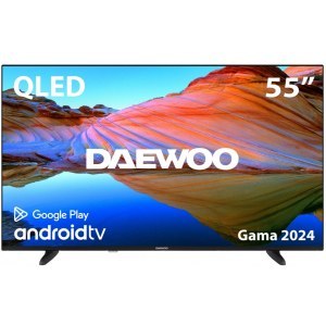 Televisión Daewoo 55DM62QA 4K Ultra HD QLED Android TV ALLM