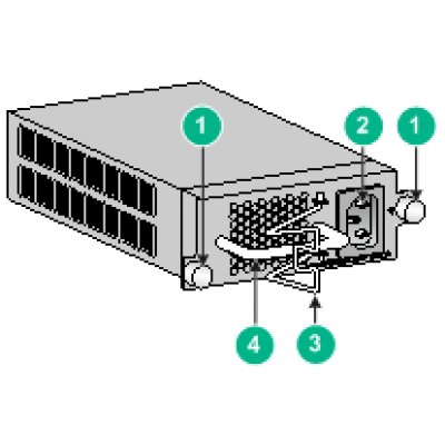H3C - PSR75-12A-GL - 75W AC PLUGGABLE POWER SUPPLY MODULE