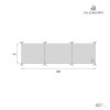 Protector cuna 60x120 cm (reversible 2 caras) 128 Stone Grey · Alondra