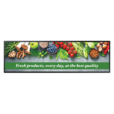 SH37C Diseño panorámico 94 cm (37) LCD Wifi 700 cd / m² Negro Tizen 7.0 24/7