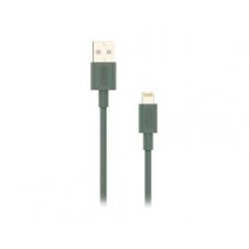 Cable NUBBEH USB-A/Lightning 1m 2A Verde (NBTCABLALG1)
