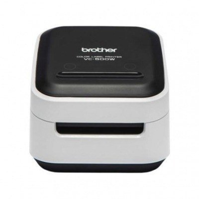 Impresora de Etiquetas Color Brother VC-500W/ Zero Ink/ Ancho etiqueta 50mm/ USB-WiFi/ Blanca y Negra