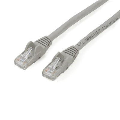 Cable de 2m Gris de Red Gigabit Cat6 Ethernet RJ45 sin Enganche - Snagless
