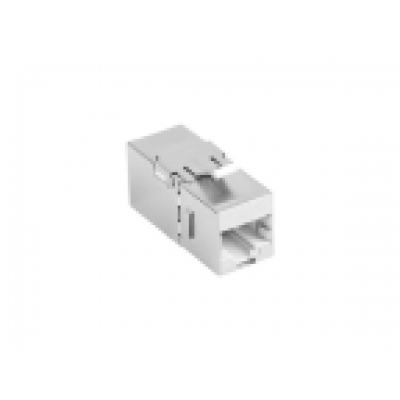 ADAPTADOR LANBERG CAT6 FTP HEMBRA THRU KEYSTONE RJ45 A RJ45, 90 GRADOS