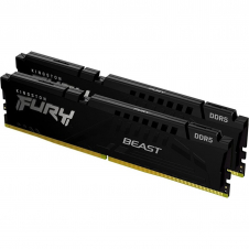 Memoria ram ddr5 16gb 2 x 8gb kingston - 5200 mhz - pc5 - 41600 - fury beast rgb - cl36 - 1.25v - am5