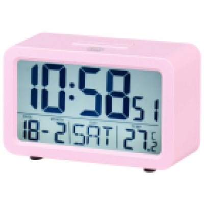 RELOJ DESPERTADOR TREVI SLD 3P60 DIGITAL ALARM CLOCK PINK