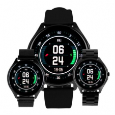 Smart Watch Vorago SW-505 Redondo IP67 Bluetooth Pantalla AMOLED 1.43 Táctil Negro 2 Extensibles