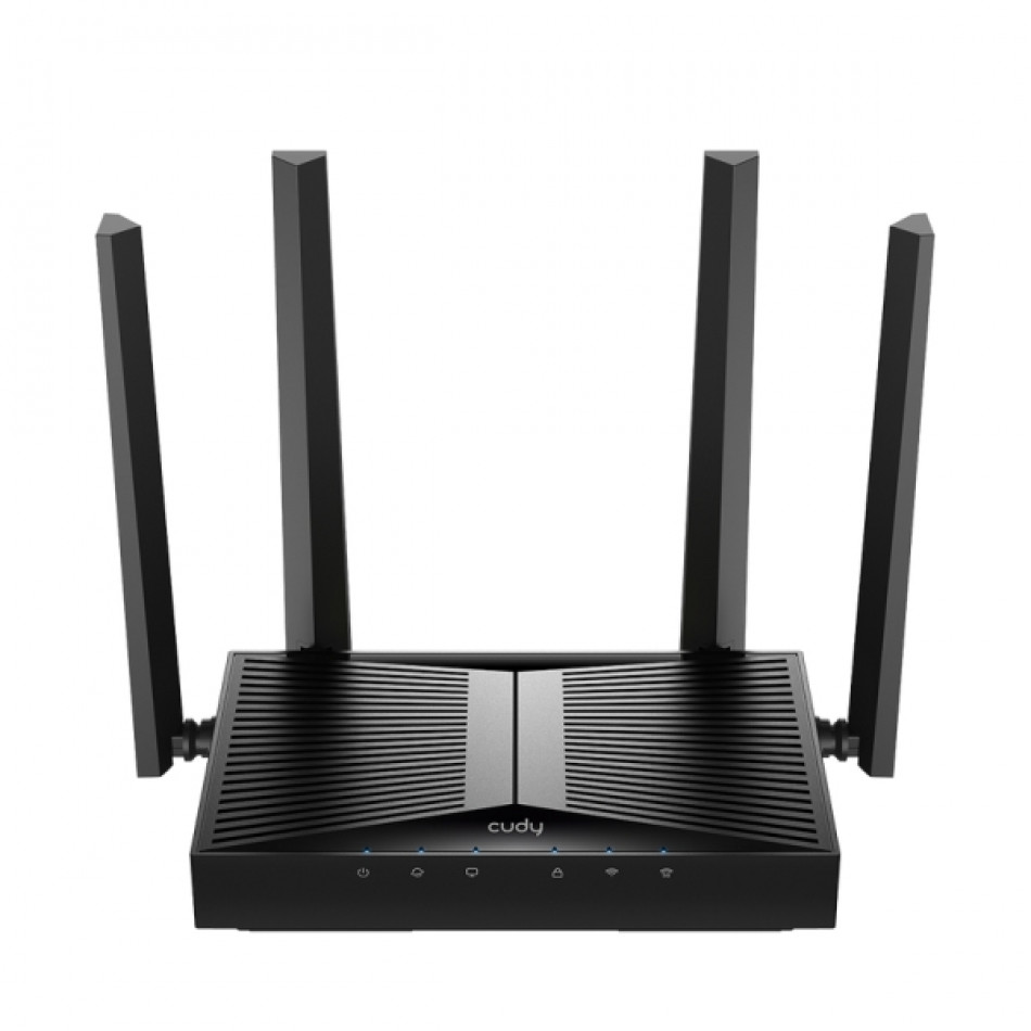Cudy Punto de Acceso WiFi 6 de Escritorio Dual Band AX3000 - Velocidad hasta 1000Mbps - 1 Puerto - 4 Antenas de 5dBi - Color Neg