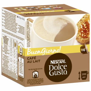 Estuche de cápsulas de café Dolce Gusto 12486521 CAFE AU LAIT 16 cápsulas