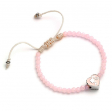 Pulsera the carat shop barbie perlas rosas