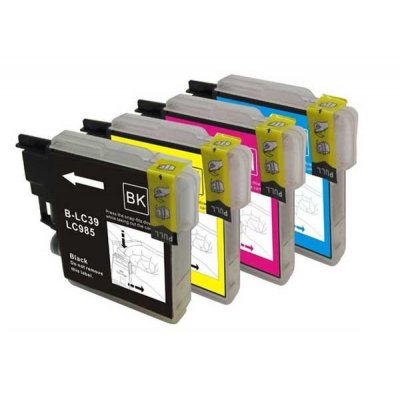 Brother LC980XL/LC1100XL/LC985XL Negro Cartucho de Tinta Generico - Reemplaza LC980BK/LC1100BK/LC985BK