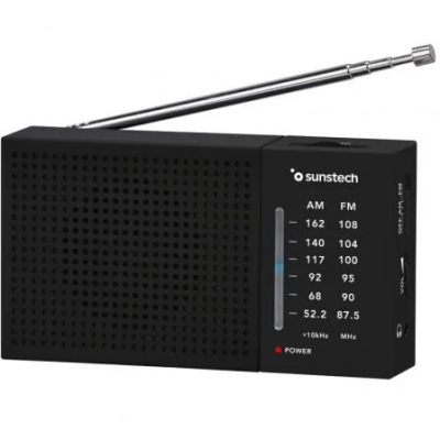 Radio Portátil Sunstech RPS412/ Negra