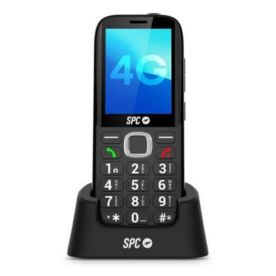 Telefono movil spc fortune 2 4g black 2.4 pulgadas - radio fm - bt - 0.08mpx - usb tipo c