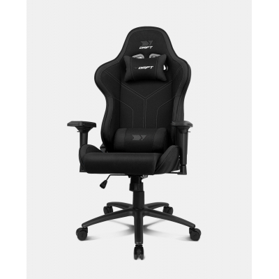 DR110BK silla para videojuegos Butaca para jugar Asiento acolchado Negro