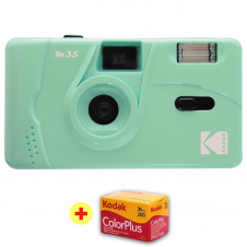 Kodak M35 Cámara Analógica 35 mm Mint Green y carrete 36 fotos