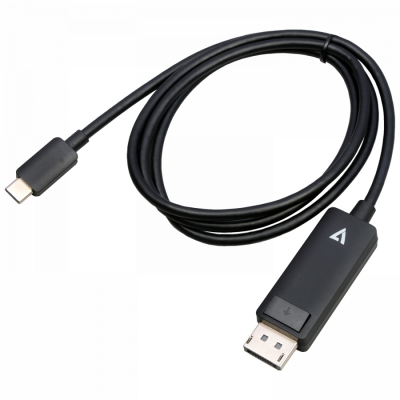 V7USBCDP14-1M adaptador de cable de vídeo DisplayPort USB Tipo C Negro