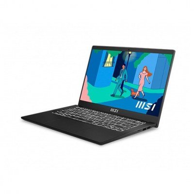 Porttil msi modern 14 c12m - 017xes classic black i7 - 1255u - 16gb - ssd 512gb - intel iris xe - 14 fhd - fdos