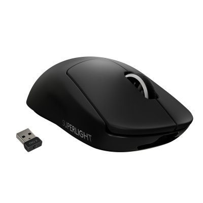 Ratón Gaming Inalámbrico Logitech PRO X Superlight/ Hasta 25600 DPI/ Negro