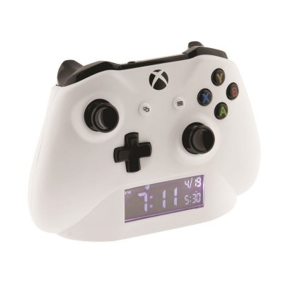 XBOX Reloj despertador digital Blanco