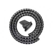 Organizador Cables Aisens Espiral 1m Negro