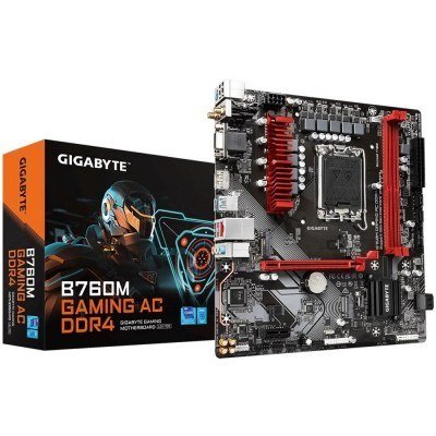 Placa base gigabyte b760m gaming ac 1700 micro atx 2 x ddr4