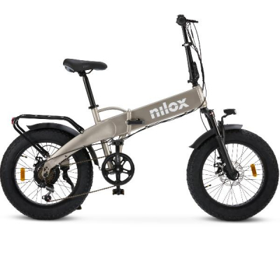 NXEBX10GR bicicleta eléctrica Gris Aluminio 50,8 cm (20) 30,5 kg Litio