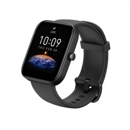 Amazfit Bip 3 Reloj Smartwatch - Pantalla 1.69 - Bluetooth 5.0 - Resistencia al Agua 5 ATM - Color Negro