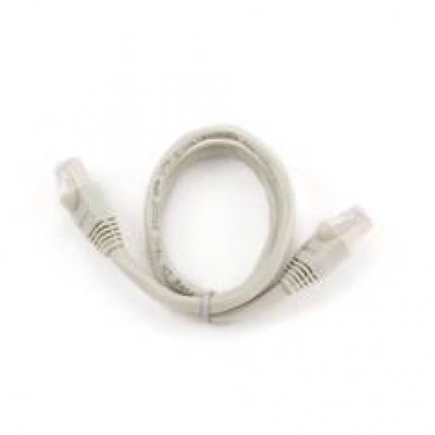 Cable red latiguillo rj45 utp cat6 0.5m gris