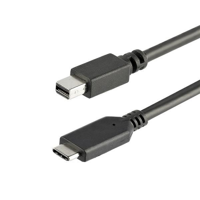 Cable de 1m USB-C a Mini DisplayPort - 4K 60Hz - Negro - Adaptador USB 3.1 Tipo C a mDP