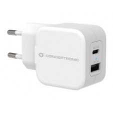 Cargador Pared Conceptronic 20w 2usb Blanco (althea09w)