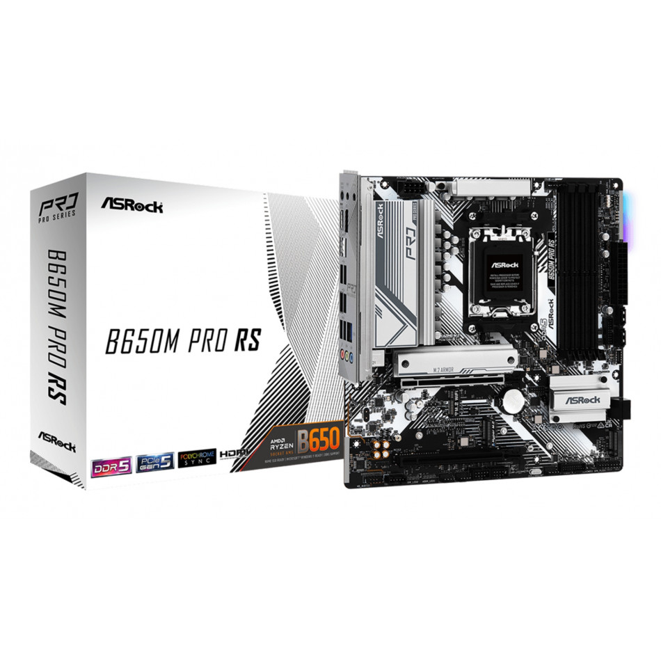 B650M Pro RS AMD B650 Zócalo AM5 micro ATX