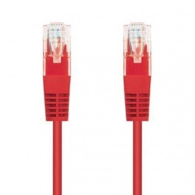 Cable de Red RJ45 UTP Nanocable 10.20.0101-R Cat.5e/ 1m/ Rojo