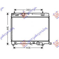 RADIATOR PETROL 1.33 VVT-I (73/74KW) (2009-2011) (350x480) (NRF)