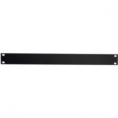 Panel solido wp 1u metalico negro