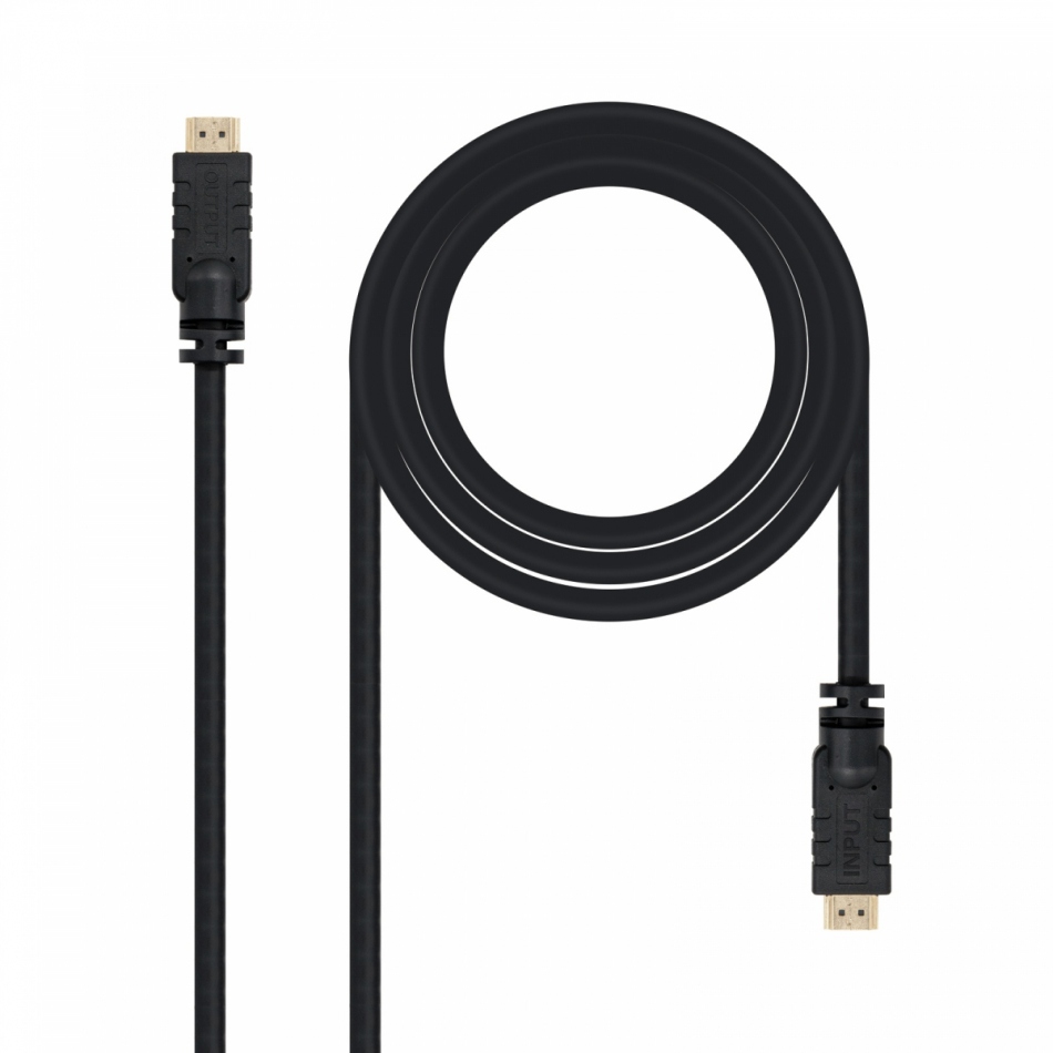 Nanocable CABLE HDMI V1.4 (ALTA VELOCIDAD / HEC) CON REPETIDOR M-M 20M