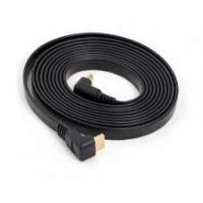 Cable Engel HDMI-A M/M Plano Acodado 3m Negro (AV0743C)
