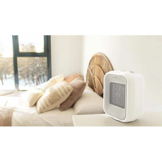 Calefactor cerámico de sobremesa Cecotec ReadyWarm 1500 Max Ceramic White, 1.500 W, blanco