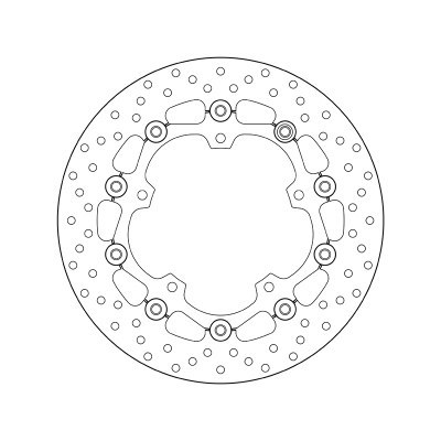 Disco de freno flotante Brembo 78B40849 78B40849